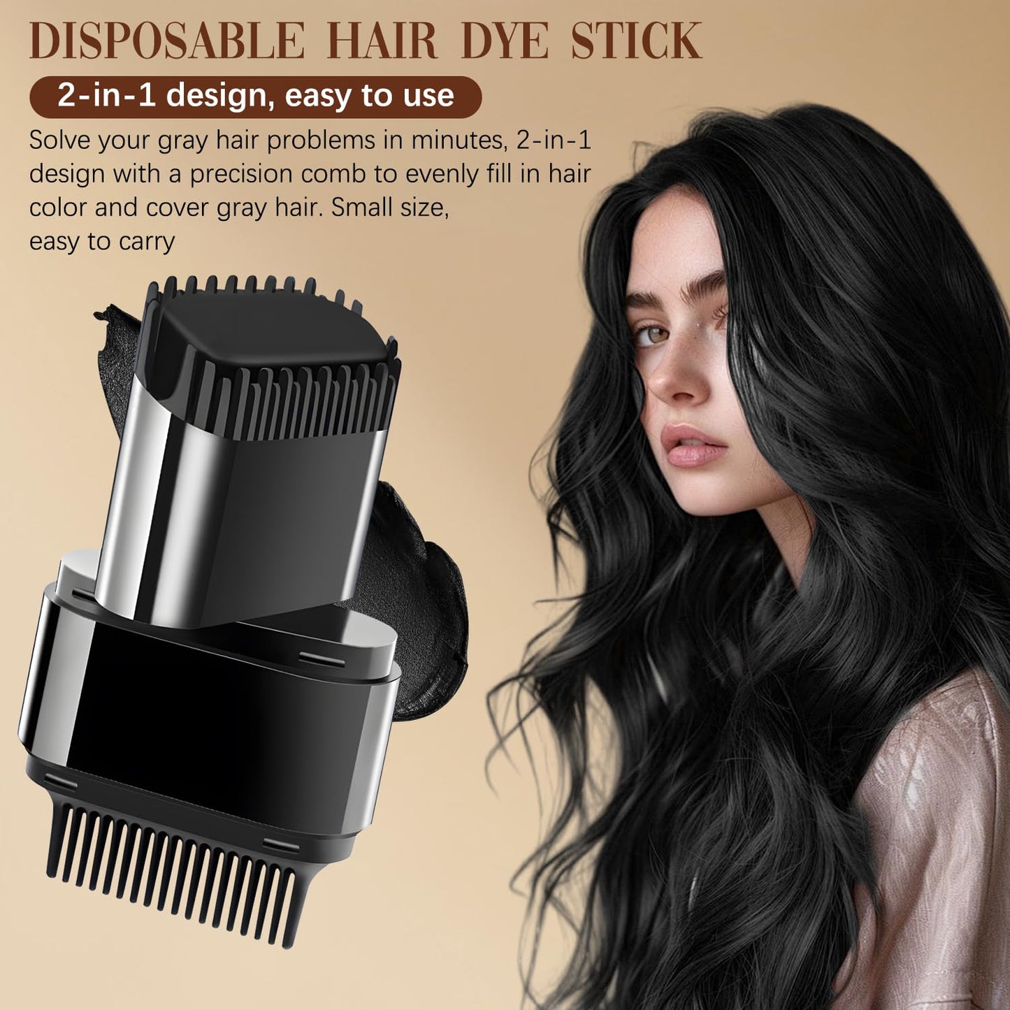 2 in 1 Water And Sweat Proof Hair Comb