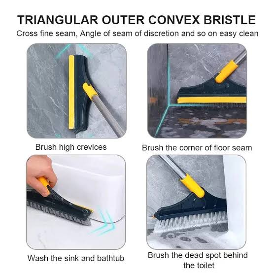 Broom Wiper Cleaning Tool Strong Bristles