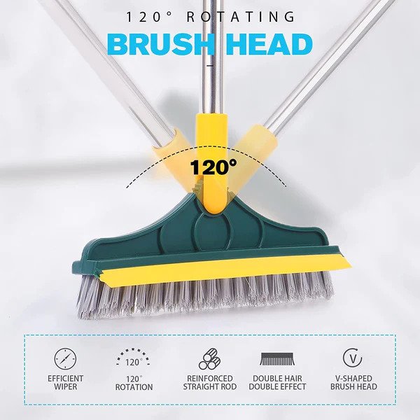 Broom Wiper Cleaning Tool Strong Bristles