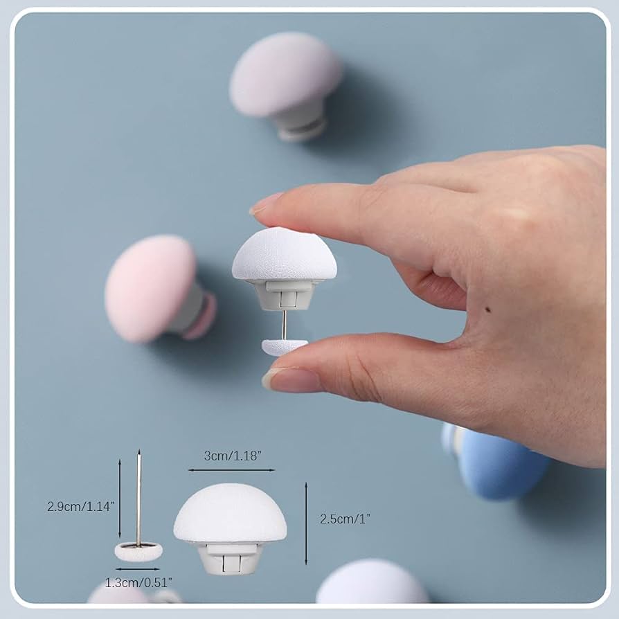 [ 4Pcs ] Premium Mushroom-Style Bedsheet Clips