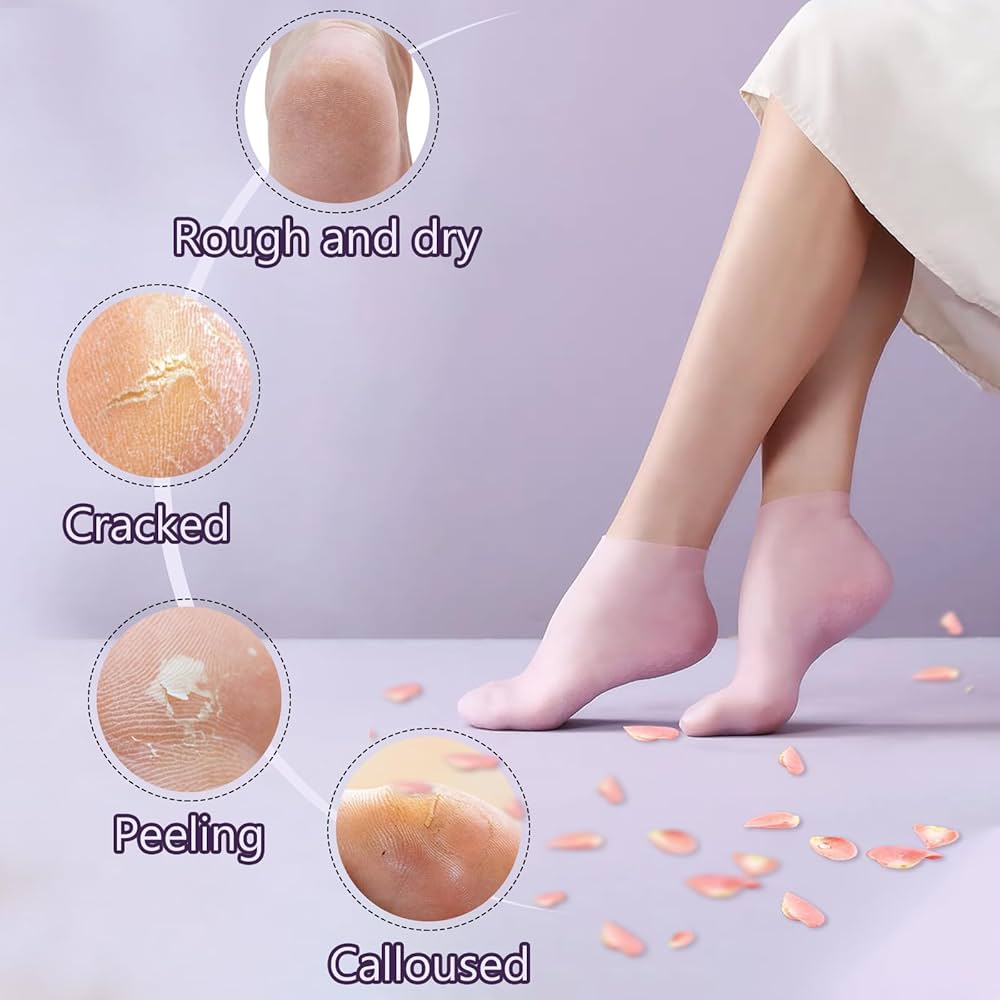 SilkGlide™ | [ 1 Pair ] Spa-Grade Therapy Socks