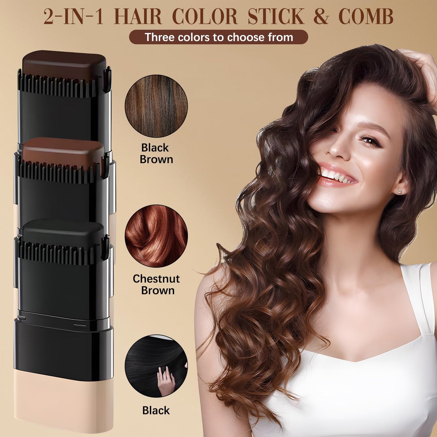 2 in 1 Water And Sweat Proof Hair Comb