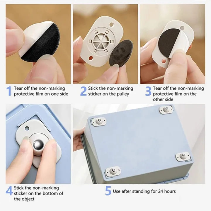 8pcs Furniture Moving Wheels