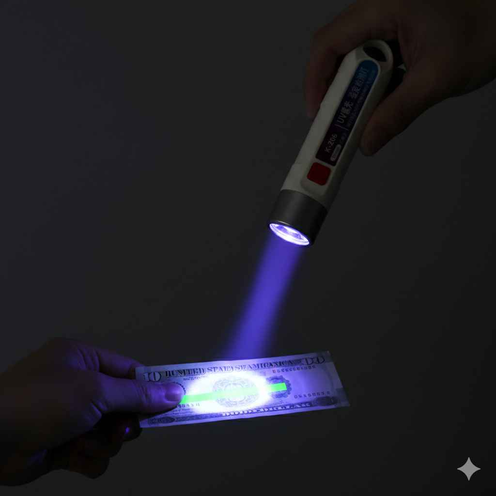 LED UV Money Detector