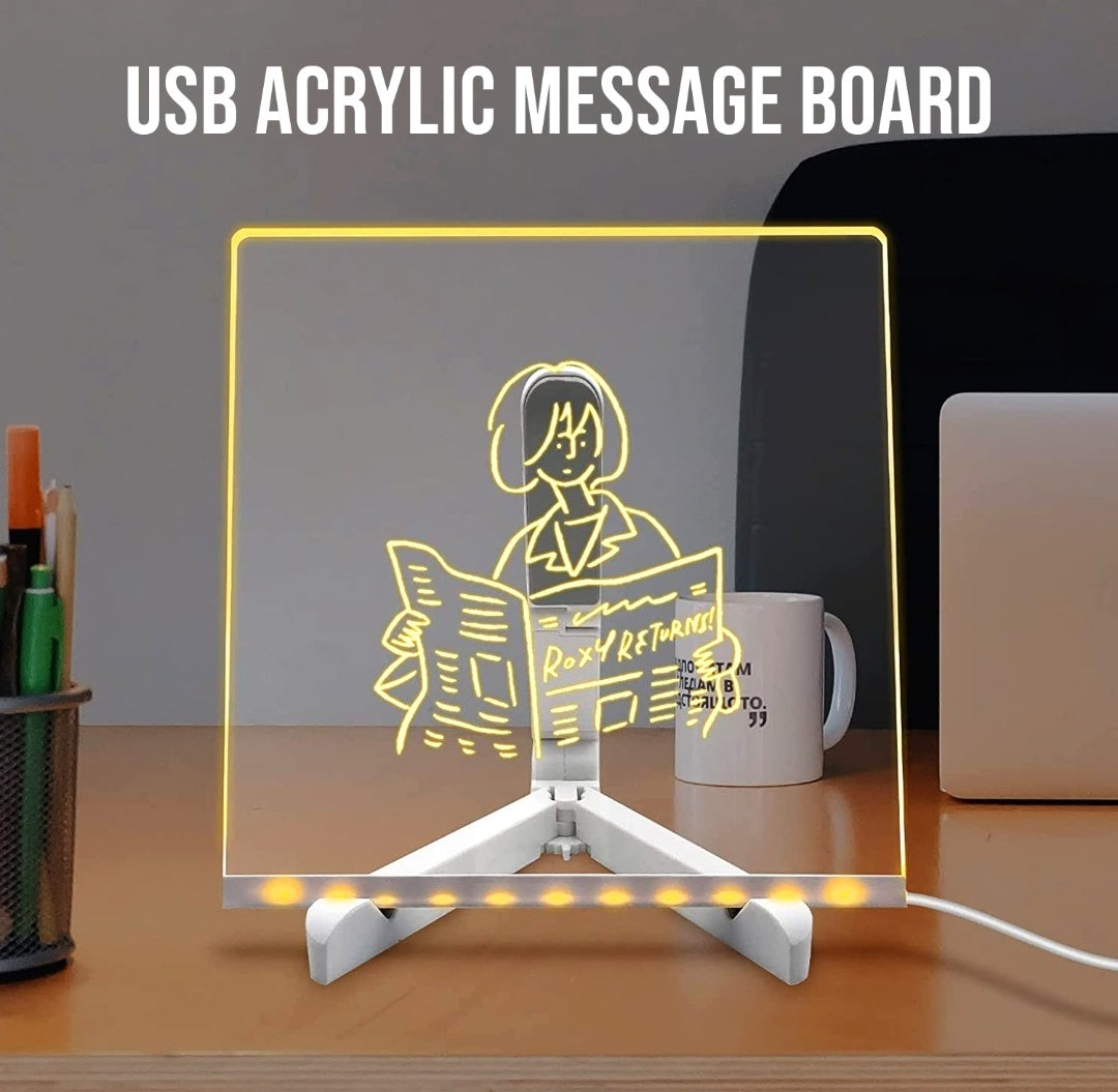GlowBoard™ | Acrylic Infinite Message Tablet