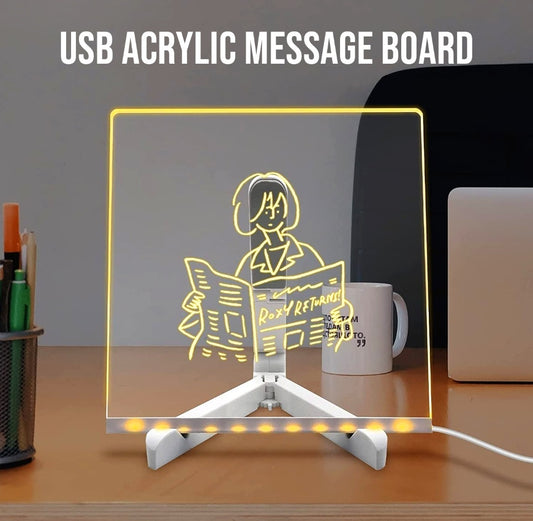 GlowBoard™ | Acrylic Infinite Message Tablet