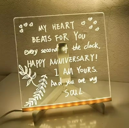 GlowBoard™ | Acrylic Infinite Message Tablet