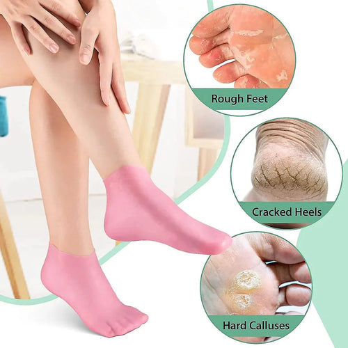 SilkGlide™ | [ 1 Pair ] Spa-Grade Therapy Socks