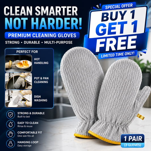 Buy 1 Get 1 Free - 1 Pair Of Dishwashing Wire Gloves