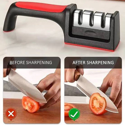3-In-1 Diamond Coated Knife Sharpener