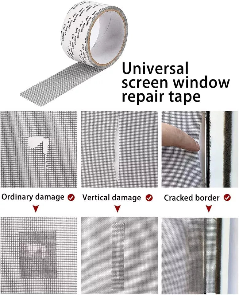 Window Screen Repair Tape - 3Meters